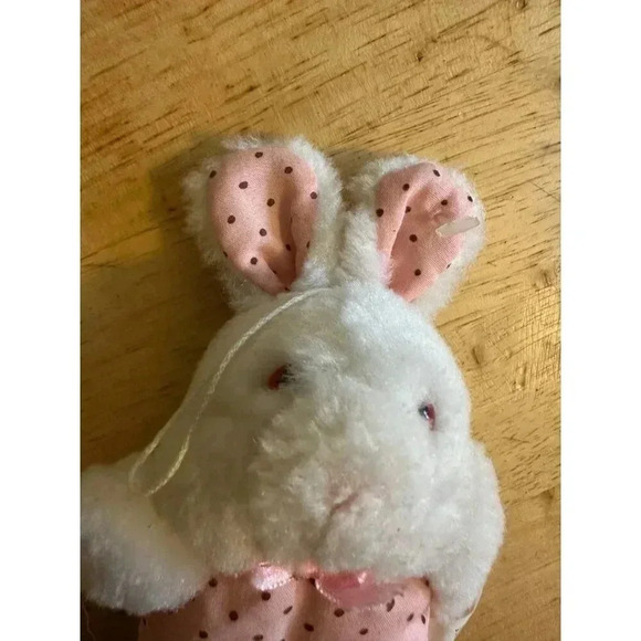 Vintage small Red Eyed Bunny plush - Picture 2 of 8